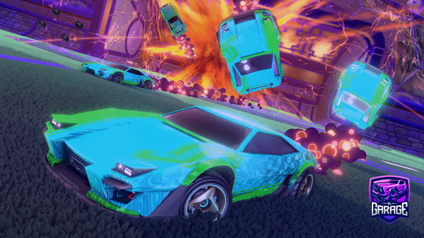 A Rocket League car design from misterNH