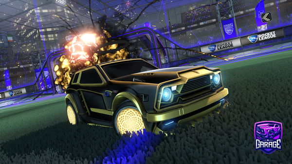 A Rocket League car design from ShooterinoS