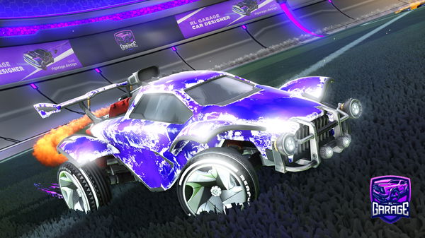 A Rocket League car design from Spyder342