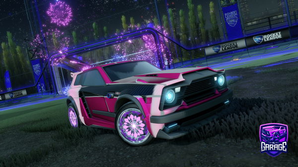 A Rocket League car design from animeexofi