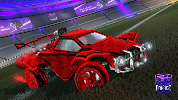 A Rocket League car design from BatoBeto