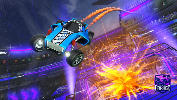 A Rocket League car design from lanine69