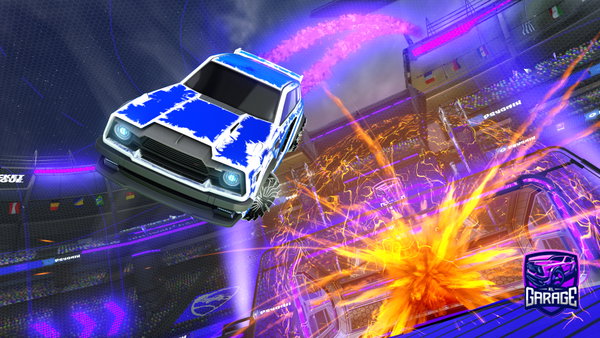 A Rocket League car design from abdullahaljohani11