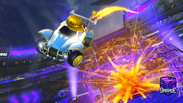 A Rocket League car design from Coconutderagol