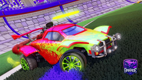 A Rocket League car design from Quinchia