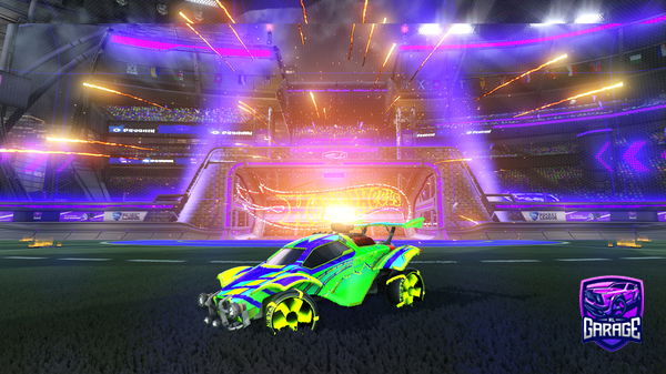 A Rocket League car design from Swibux