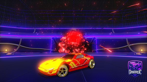 A Rocket League car design from kylemaker