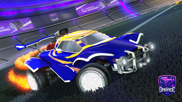 A Rocket League car design from Alexcg8YT