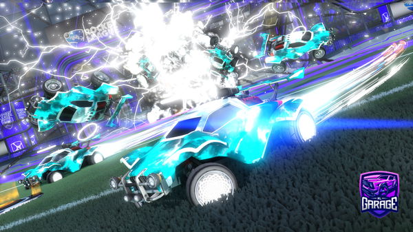 A Rocket League car design from NicoV231