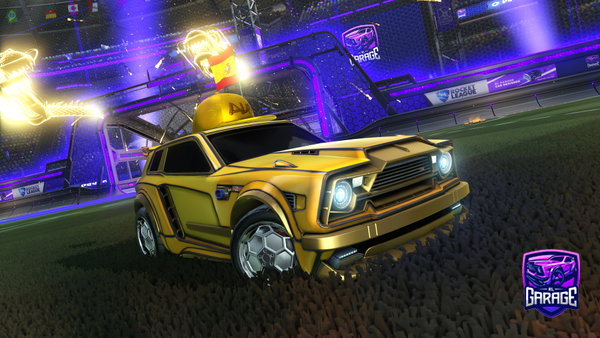 A Rocket League car design from elprocrack4
