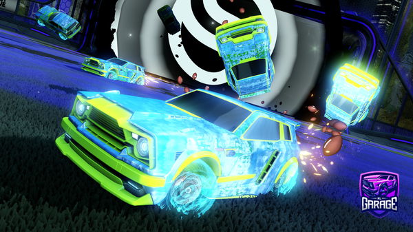 A Rocket League car design from hr18