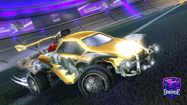 A Rocket League car design from Tekzero