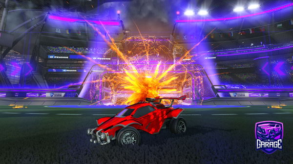 A Rocket League car design from BombMiner100