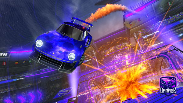 A Rocket League car design from FireNinjaBr