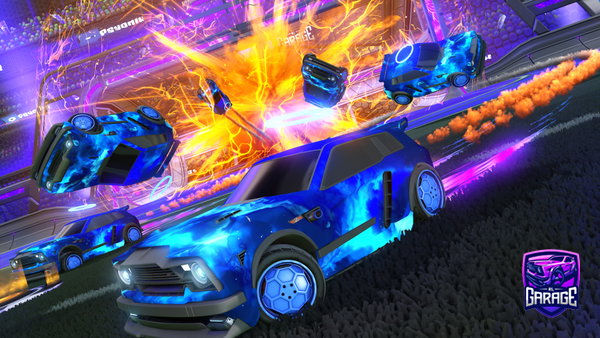 A Rocket League car design from MessiisGoat69