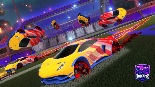 A Rocket League car design from SpoodsterB0i