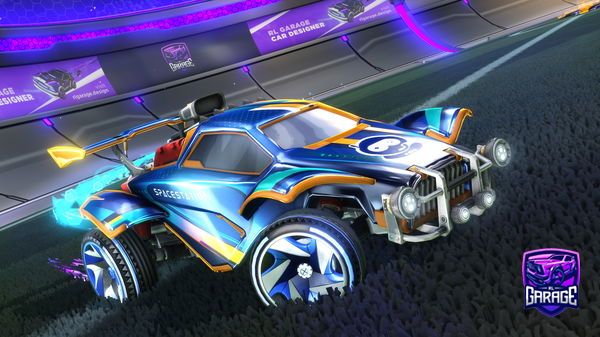 A Rocket League car design from Wiw7325