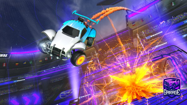 A Rocket League car design from armorial_union