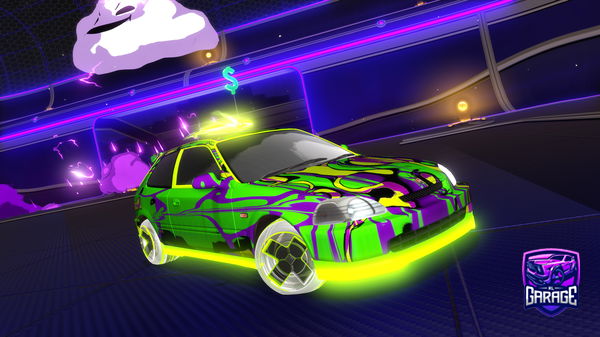 A Rocket League car design from crackialv1