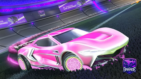 A Rocket League car design from Fraftyxd