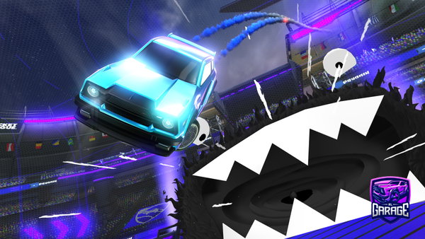 A Rocket League car design from Matiasisapal