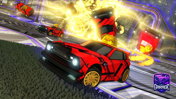 A Rocket League car design from husky-guard9