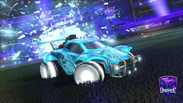 A Rocket League car design from Myusernameistigershark