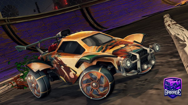 A Rocket League car design from Crazyfeet44