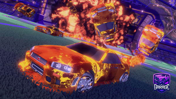 A Rocket League car design from Bobbyballs