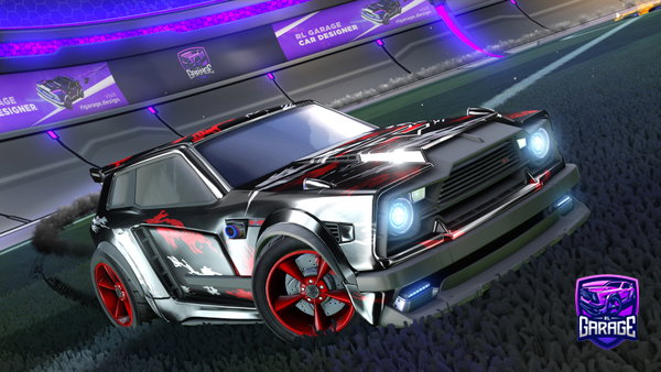 A Rocket League car design from TomtheDadman