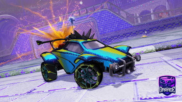 A Rocket League car design from Cool_Wii