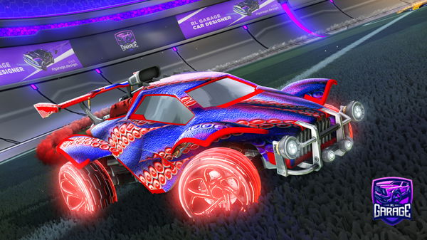 A Rocket League car design from Staggo