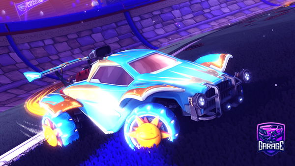 A Rocket League car design from LittleFangthe2nd