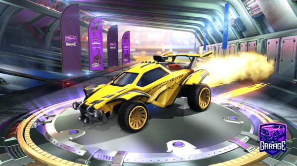 A Rocket League car design from Shark_alves