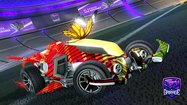 A Rocket League car design from Warpclone