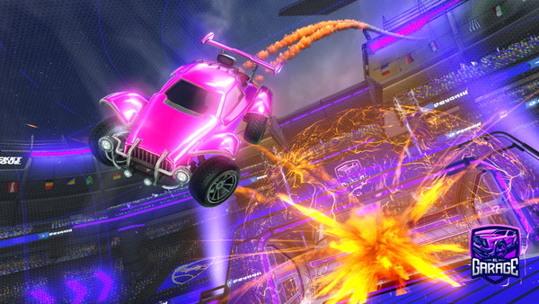 A Rocket League car design from Ayazckr