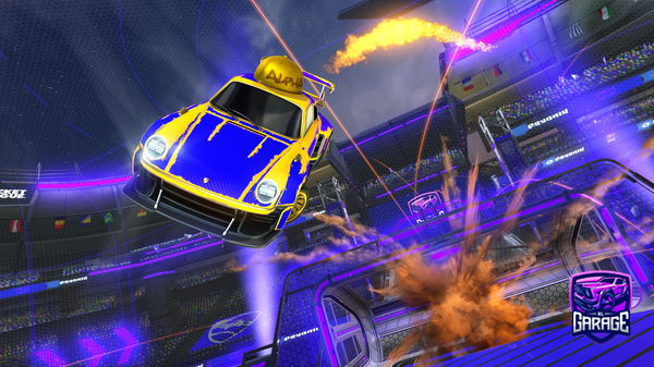 A Rocket League car design from Aether_927