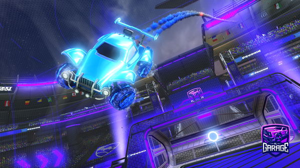 A Rocket League car design from Jeffers