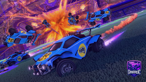 A Rocket League car design from relyttyler