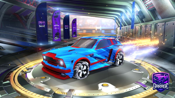 A Rocket League car design from FIREfennec
