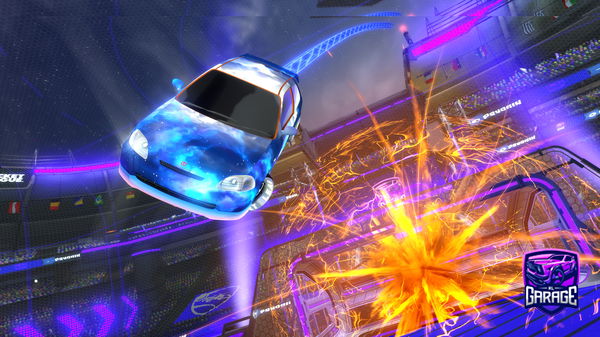 A Rocket League car design from Hotspot