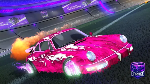 A Rocket League car design from Omainga
