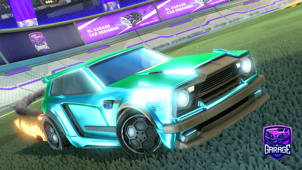 A Rocket League car design from H-NF36