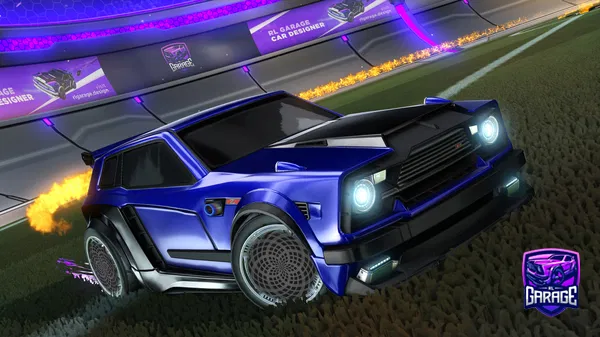 A Rocket League car design from Fifoludek