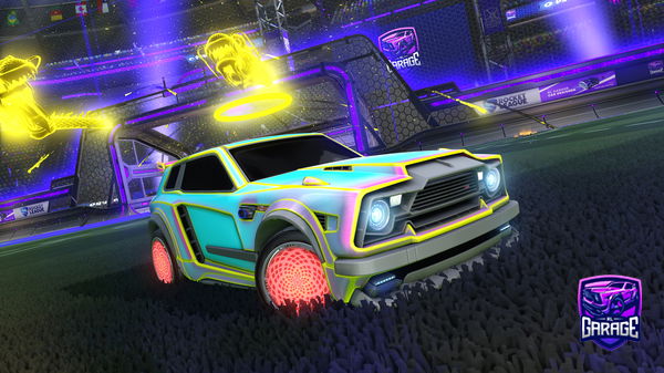 A Rocket League car design from Fuerz