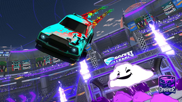 A Rocket League car design from rory48