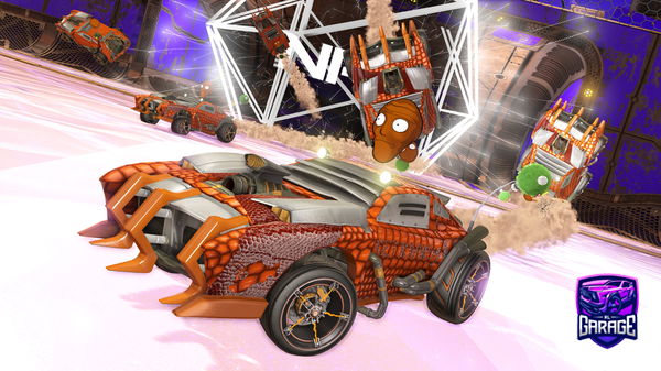 A Rocket League car design from Dogsarecool1984