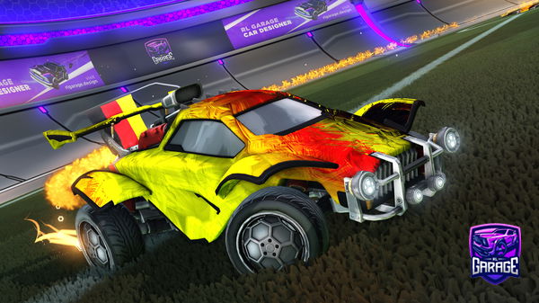 A Rocket League car design from NWZ_r1x4