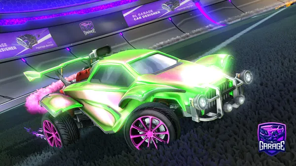 A Rocket League car design from Santiagossrl