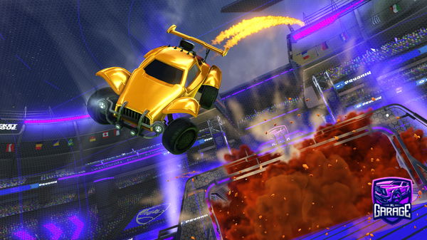 A Rocket League car design from Fabatizer